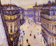 Gustave Caillebotte, Rue Halevy, vue d'un sixieme etage